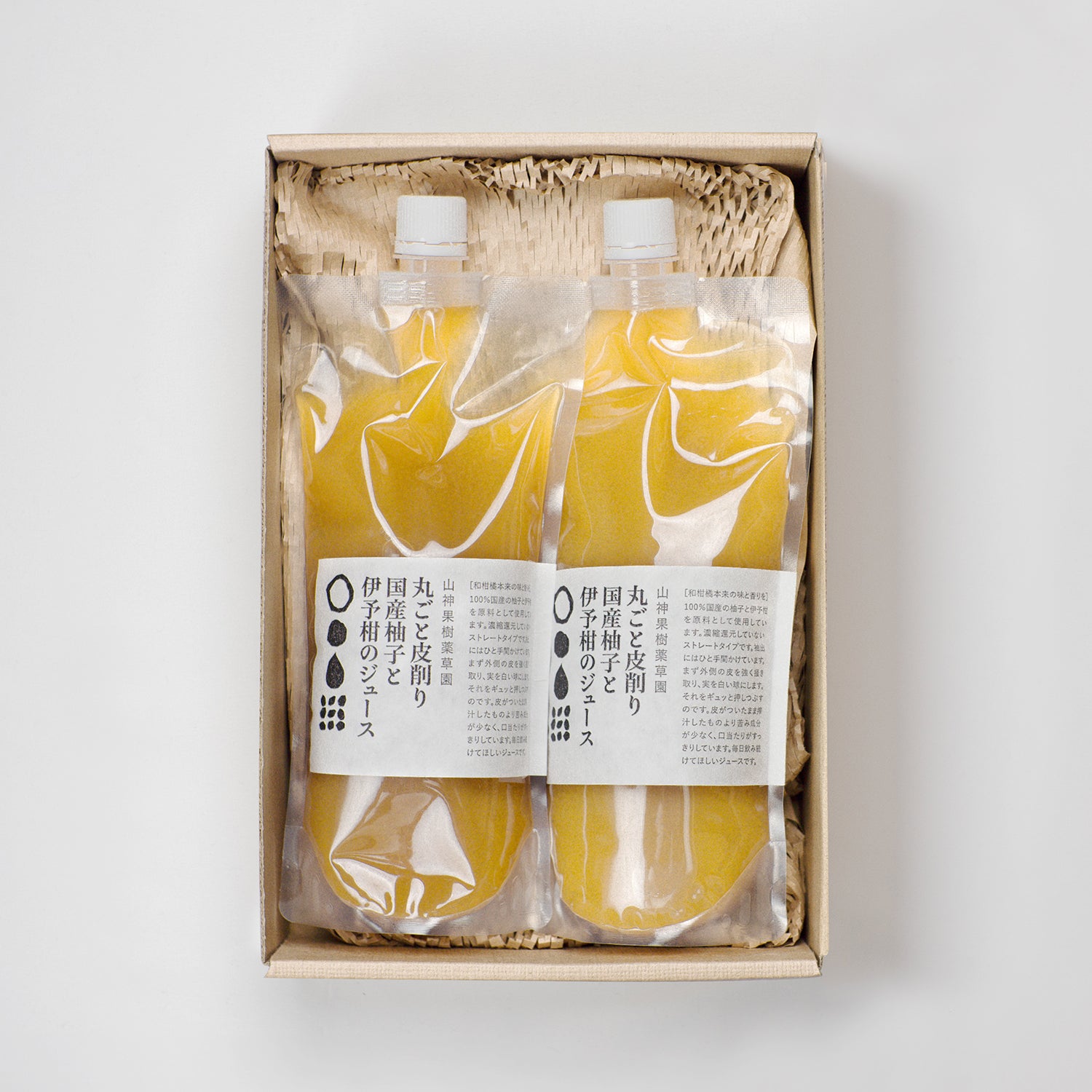 柚子と伊予柑のジュースのギフト – 松山油脂オンラインストア