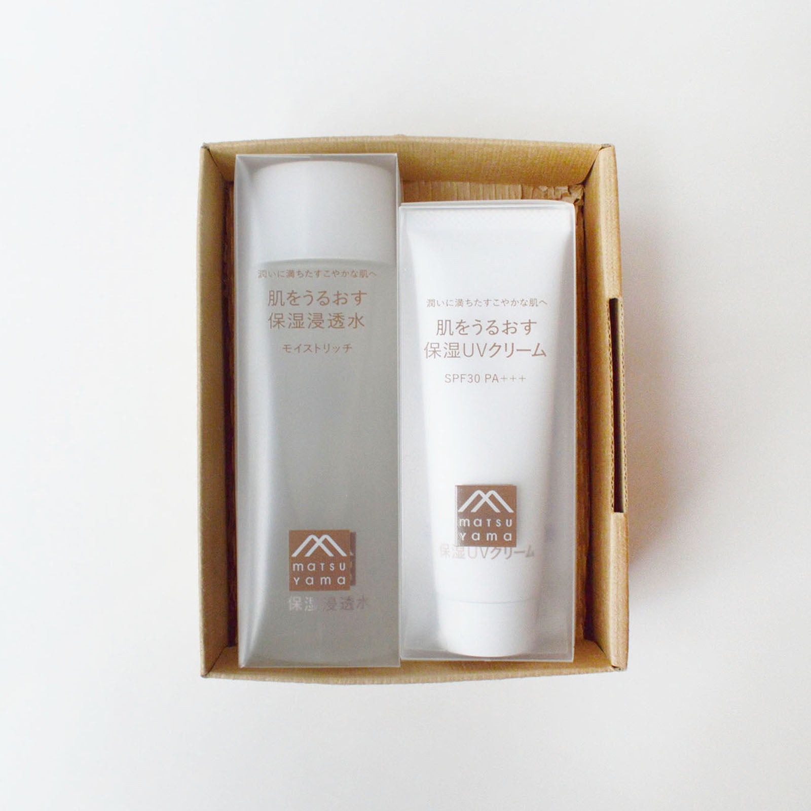 保湿浸透水と保湿UVクリームのギフト – 松山油脂オンラインストア