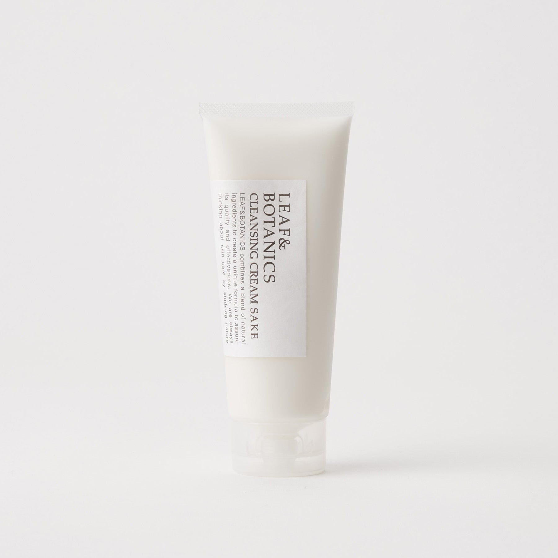 アメニティ検討用】LEAF＆BOTANICS クレンジングクリーム 純米酒