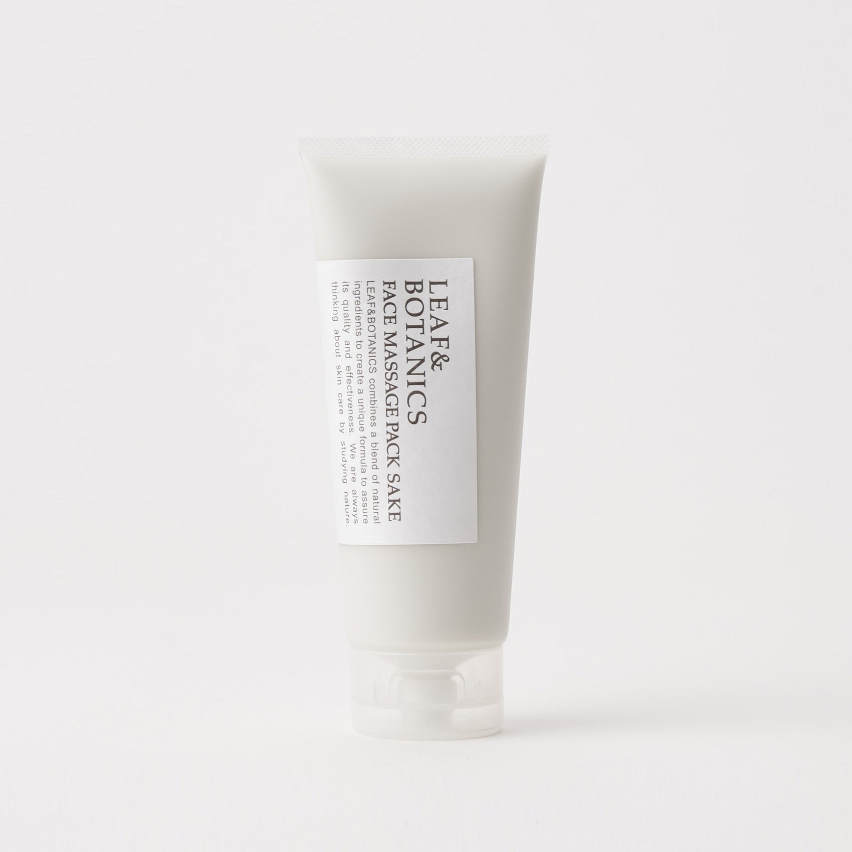 アメニティ検討用】LEAF＆BOTANICS フェイスマッサージパック 純