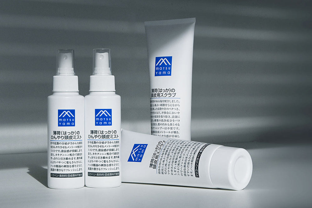 Mマークシリーズ 春夏限定「薄荷」<br>「頭皮用スクラブ」「頭皮ミスト」先行販売