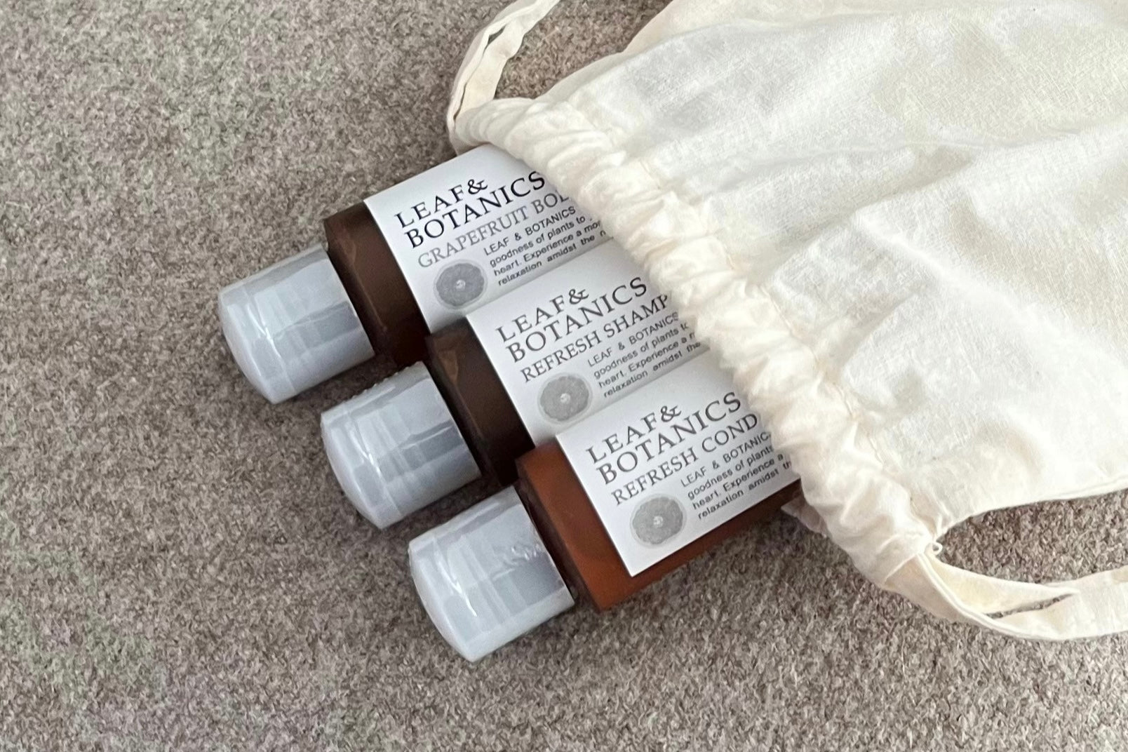 新発売】リーフ＆ボタニクス トラベルセット – 松山油脂オンラインストア