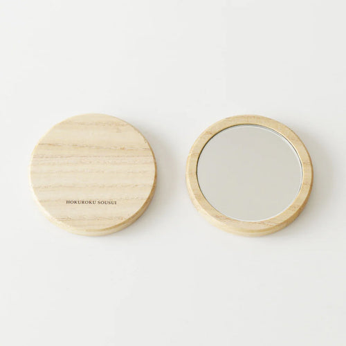 Paulownia Wood Compact Mirror