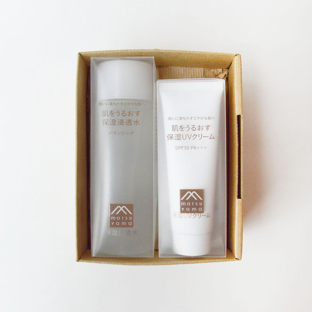 保湿浸透水と保湿UVクリームのギフト