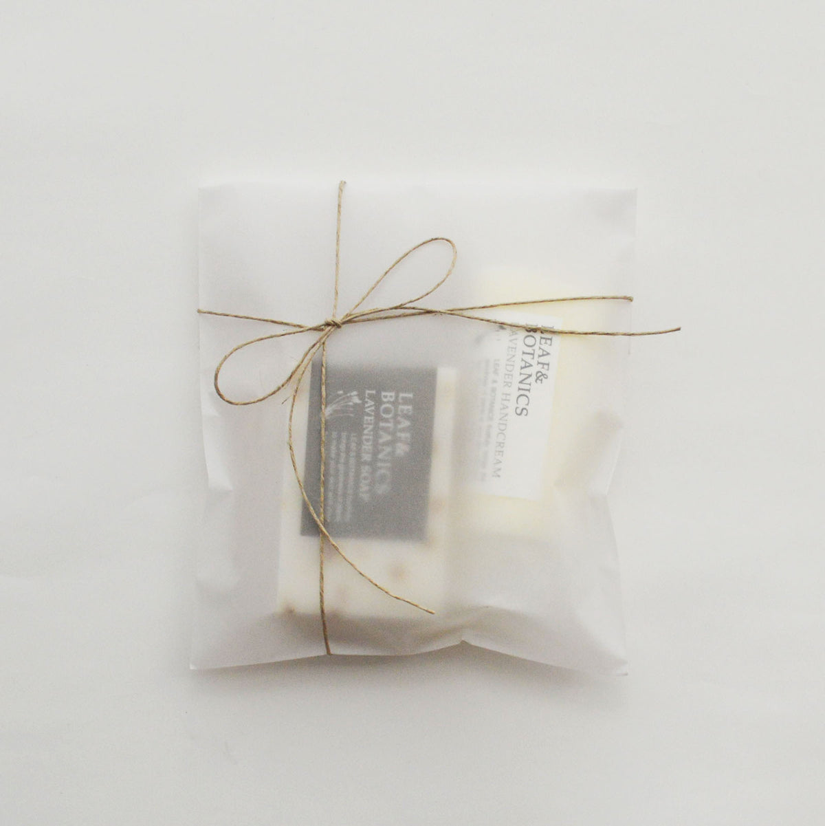 Small gifts of soap and hand cream