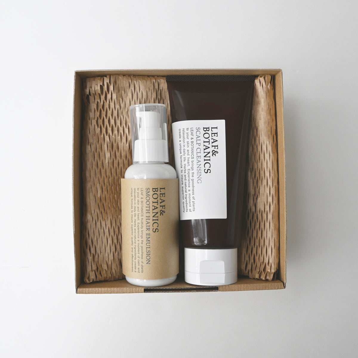 gifts of Scalp cleanser and Smooth hair emulsion