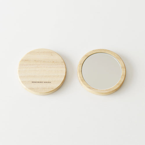 Paulownia Wood Compact Mirror